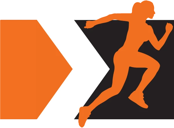 Illustration of a woman running